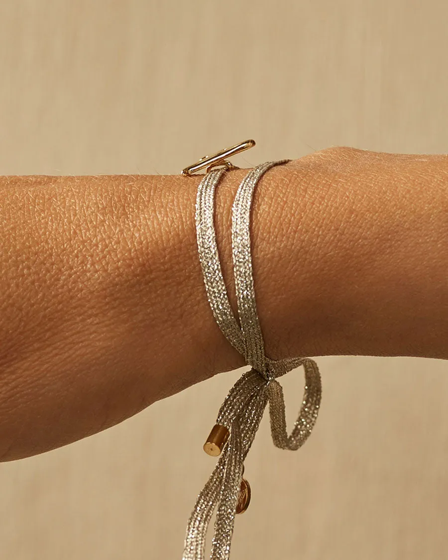 Charm Bracelet Letter A | The Gray Box sold by Apodemia product image thumbnail 4