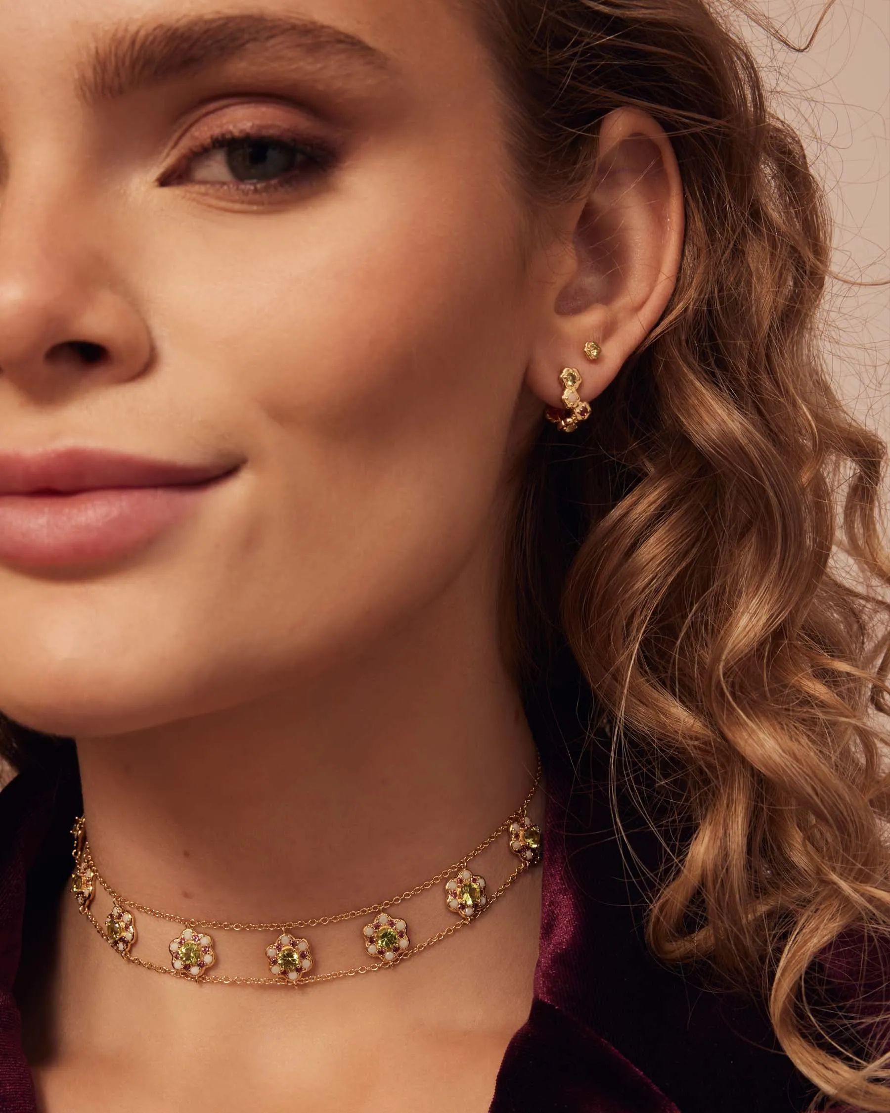 Mini Vine Green Earrings - The Gray Box sold by Apodemia product image thumbnail 4