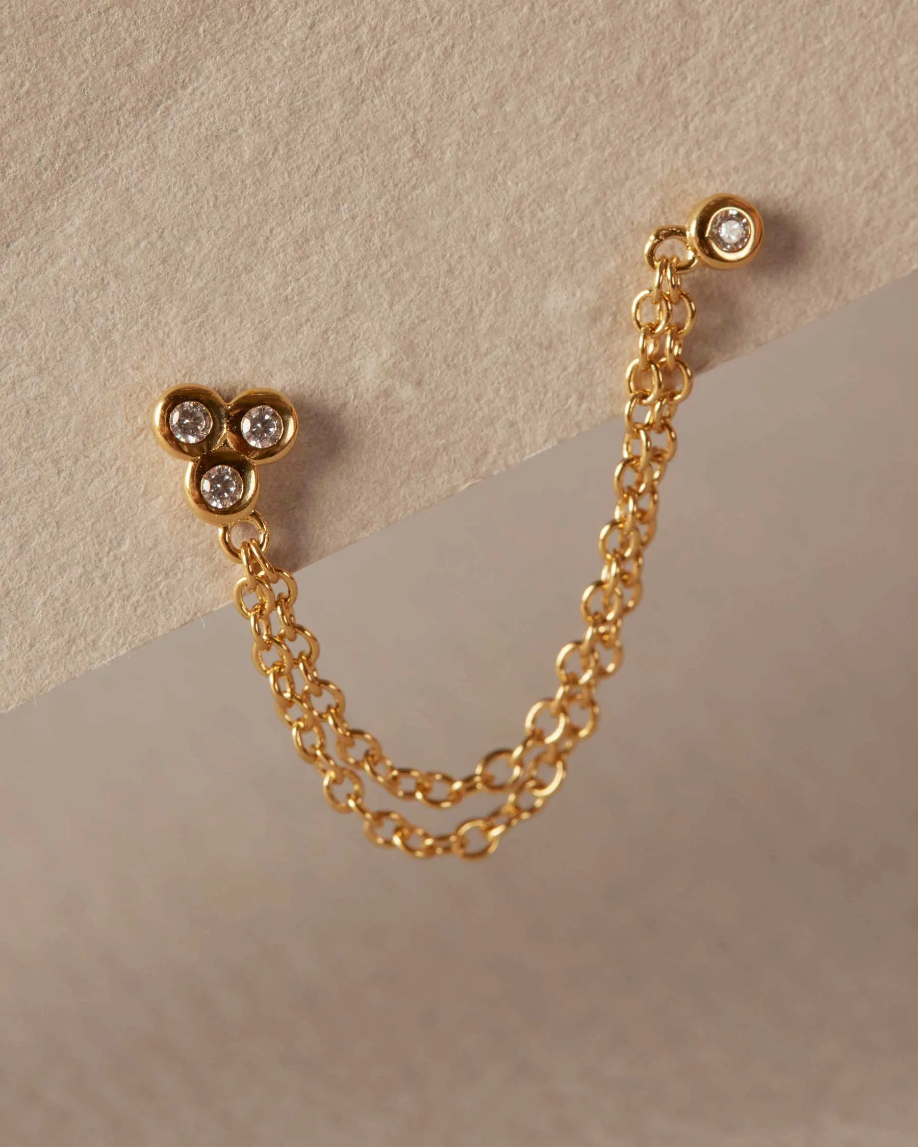 Trio Chain Pendant Left | The Gray Box sold by Apodemia