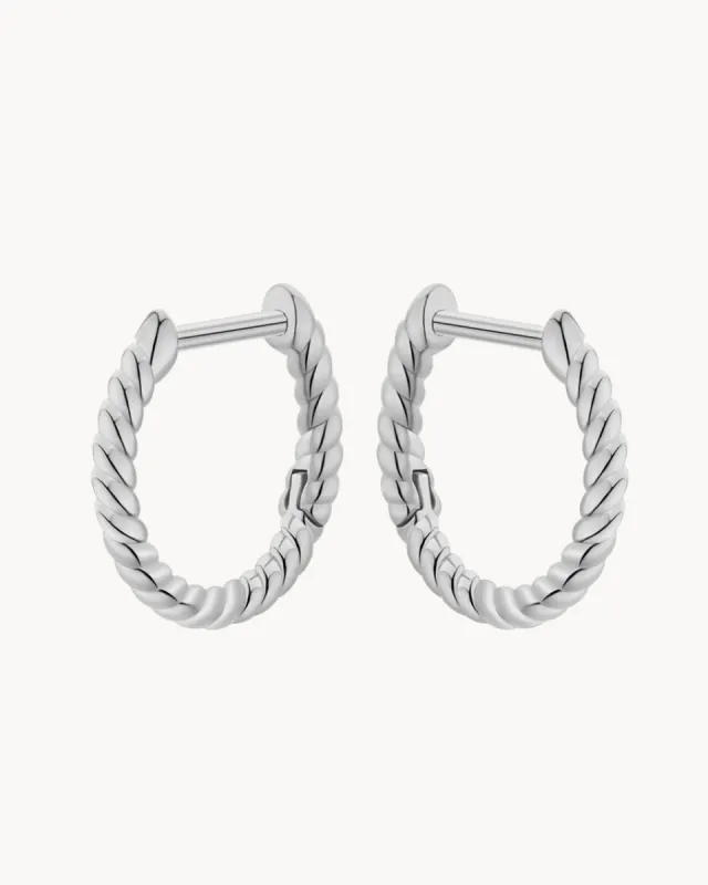 Giro Base Hoop Earrings | The Gray Box sold by Apodemia