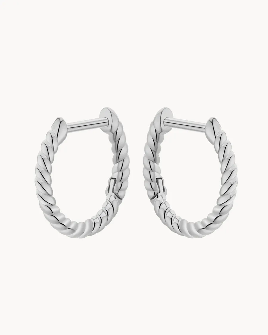 Giro Base Hoop Earrings | The Gray Box sold by Apodemia