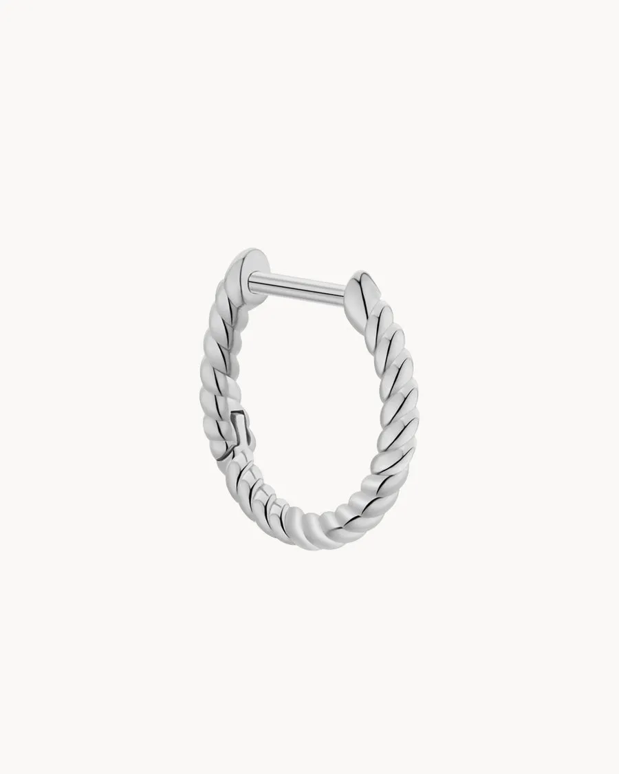 Giro Base Hoop Earrings | The Gray Box sold by Apodemia product image thumbnail 5