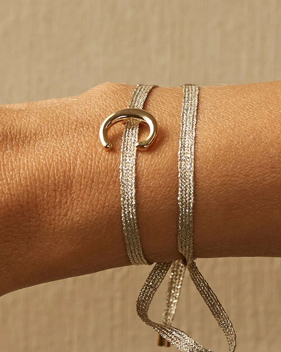 Charm Bracelet Letter C | The Gray Box sold by Apodemia product image thumbnail 2