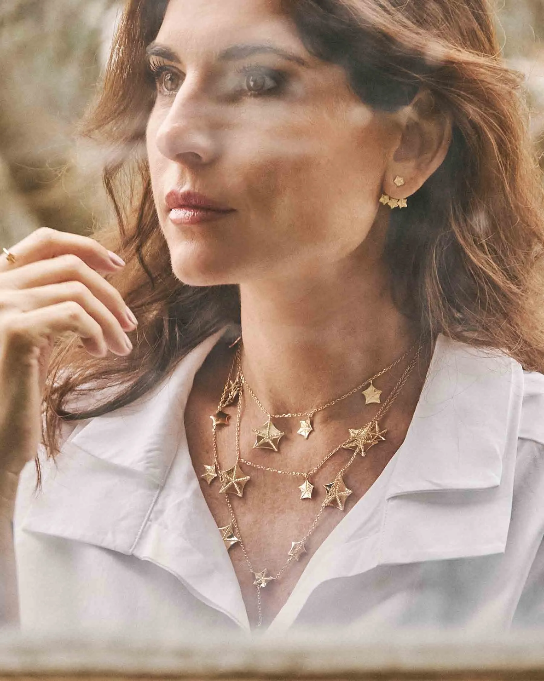 Triple Sepalo Necklace | The Gray Box sold by Apodemia product image thumbnail 2