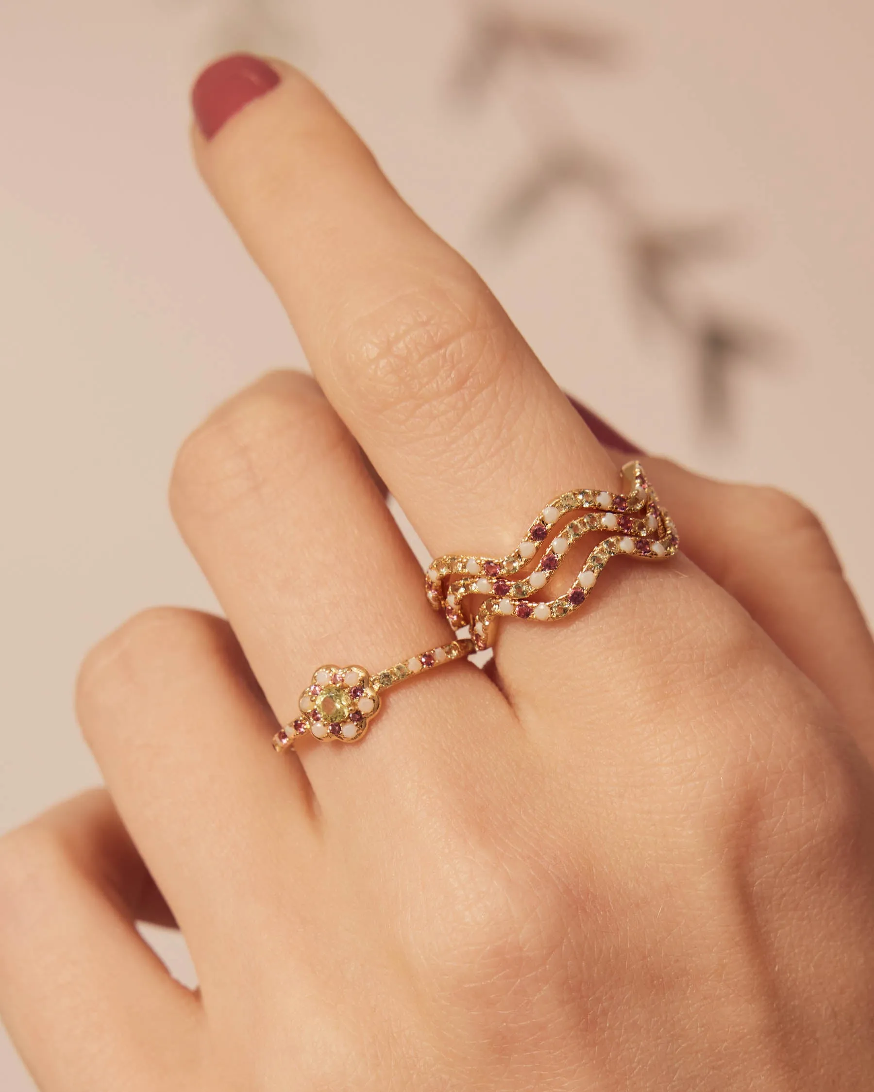 Simple ring Vine Multicolor sold by Apodemia product image thumbnail 4