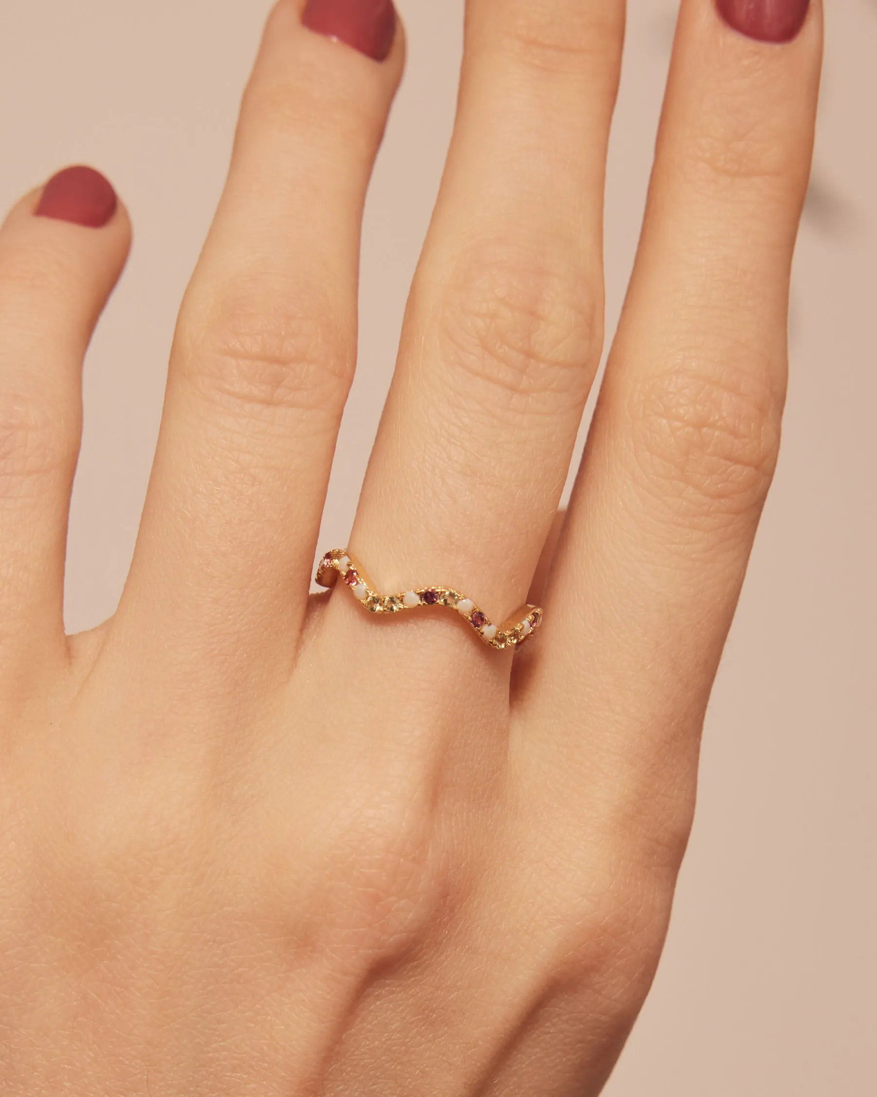 Simple ring Vine Multicolor sold by Apodemia product image thumbnail 3