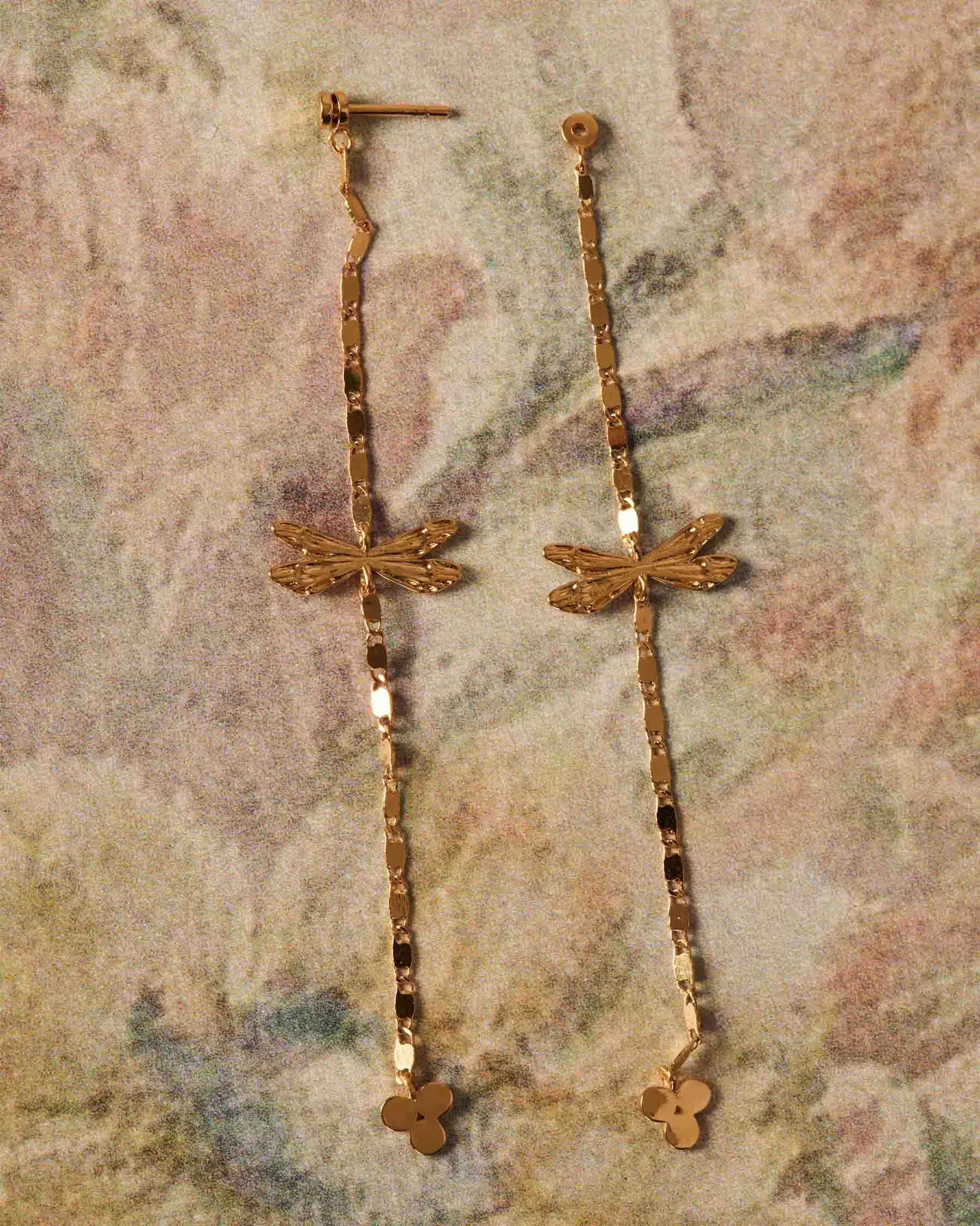 Long Earrings Duo Dragonfly sold by Apodemia product image thumbnail 2