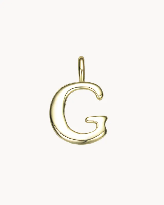 Charm Letter G | The Gray Box sold by Apodemia