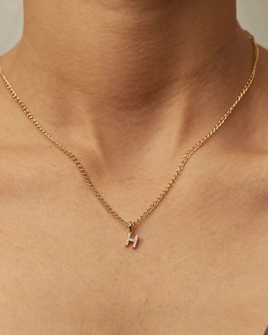 Charm Letter H Sparkle | The Gray Box sold by Apodemia product image thumbnail 2