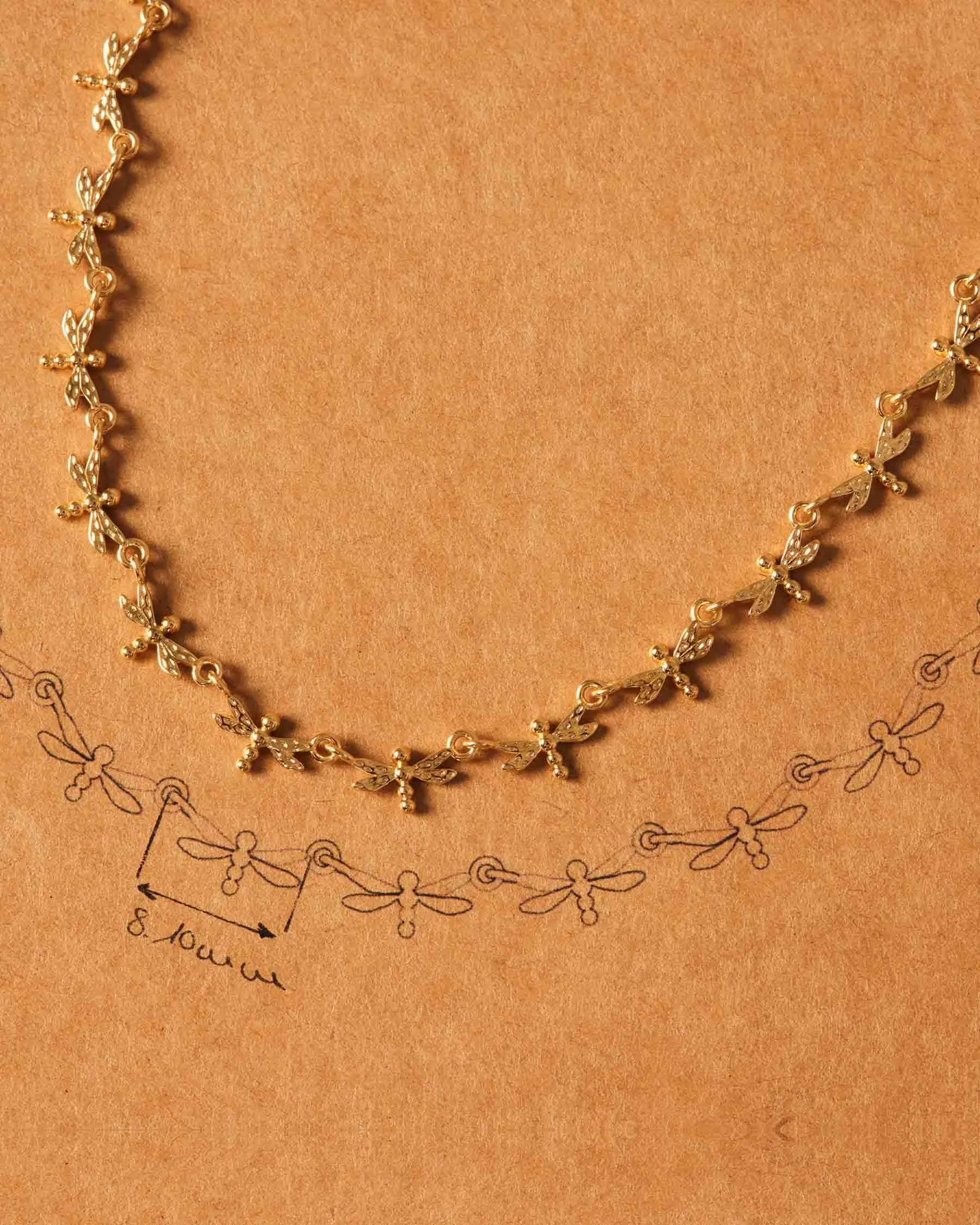 Linked Dragonfly Necklace - The Gray Box sold by Apodemia product image thumbnail 4