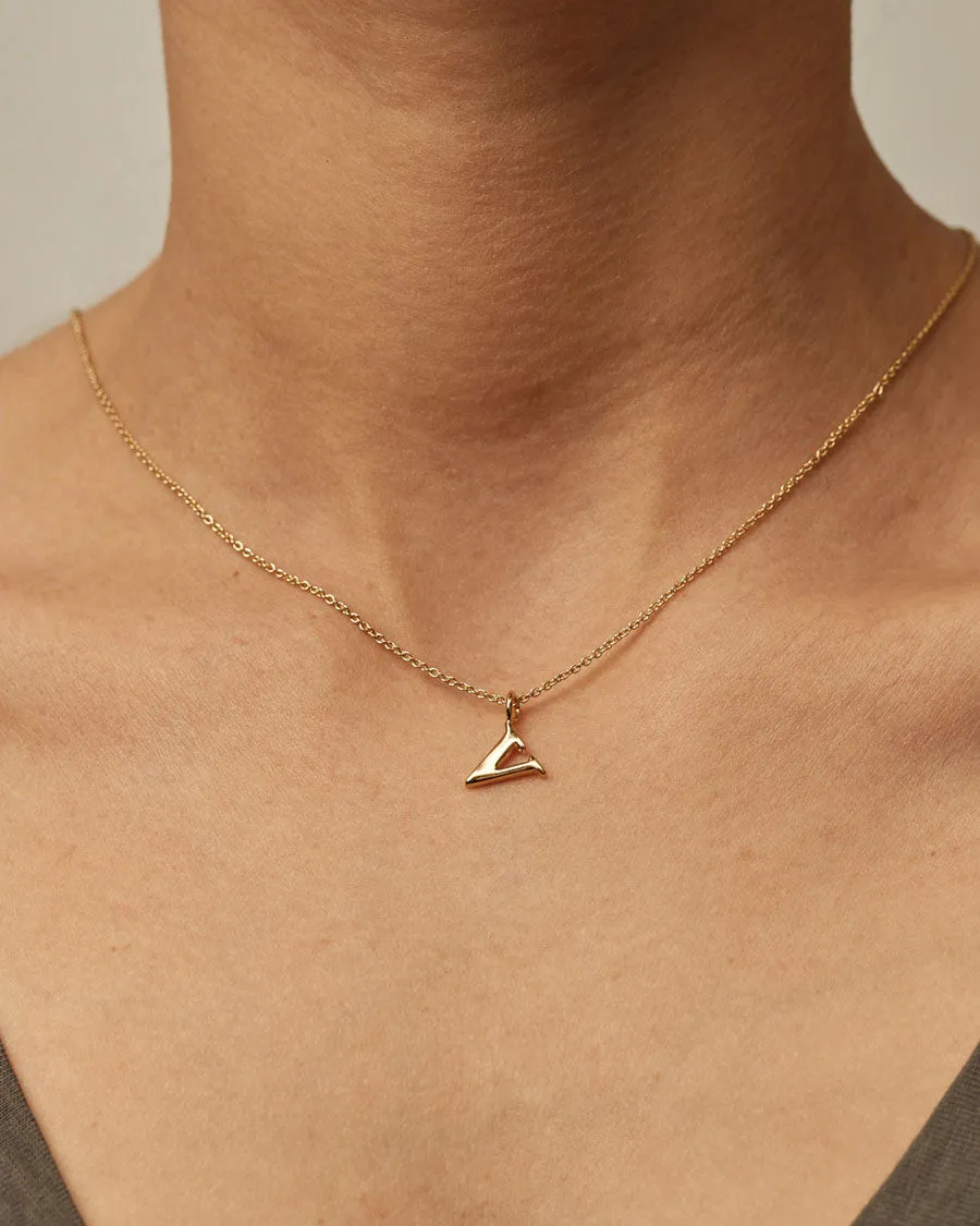 Charm Letter V | The Gray Box sold by Apodemia product image thumbnail 2