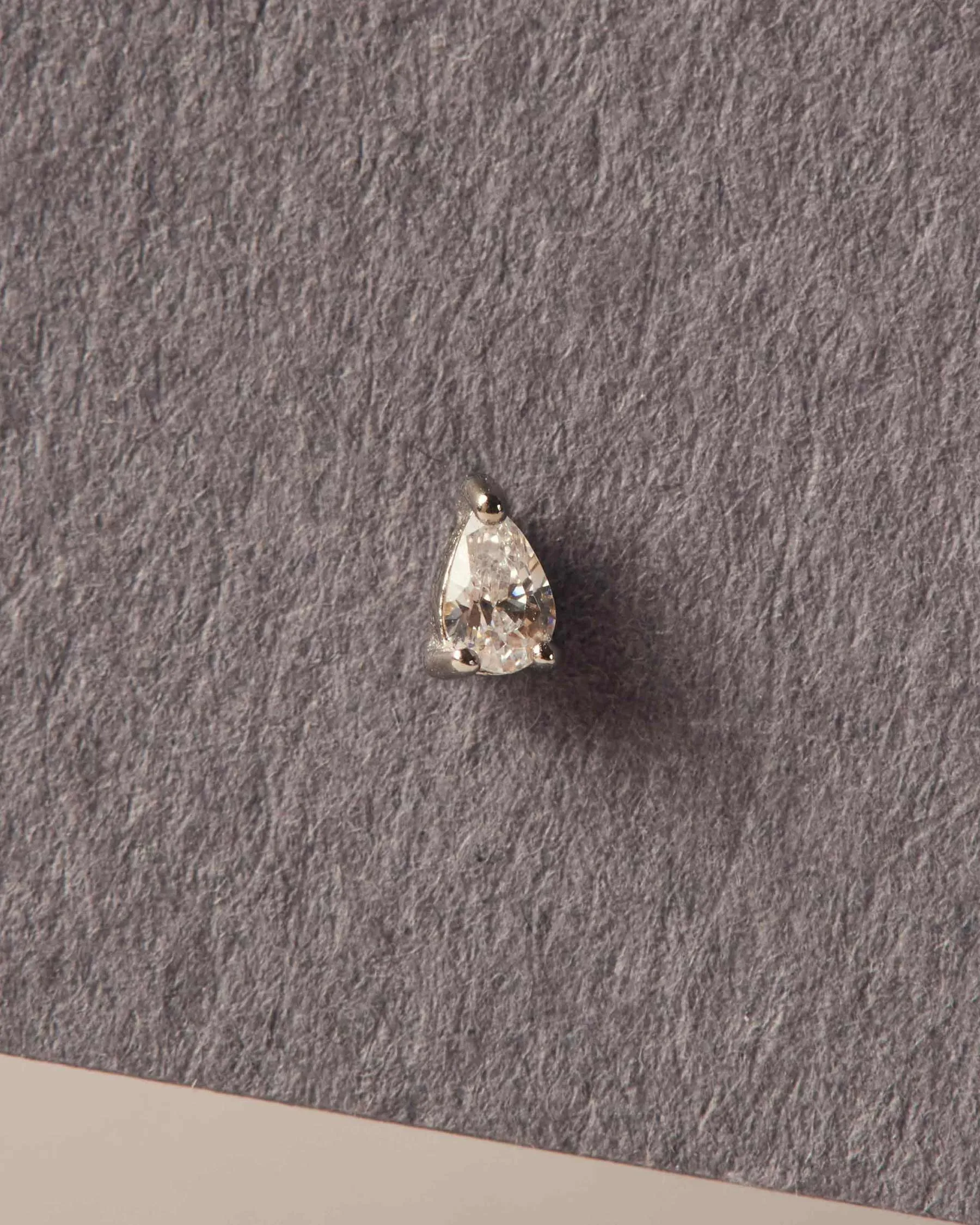 Forever Drop Stud Earring | 925 silver sold by Apodemia