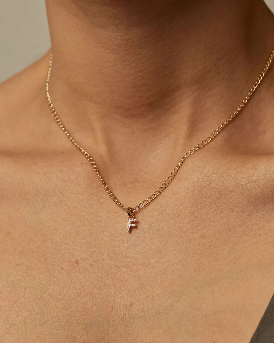 Charm Letter F Sparkle | The Gray Box sold by Apodemia product image thumbnail 2