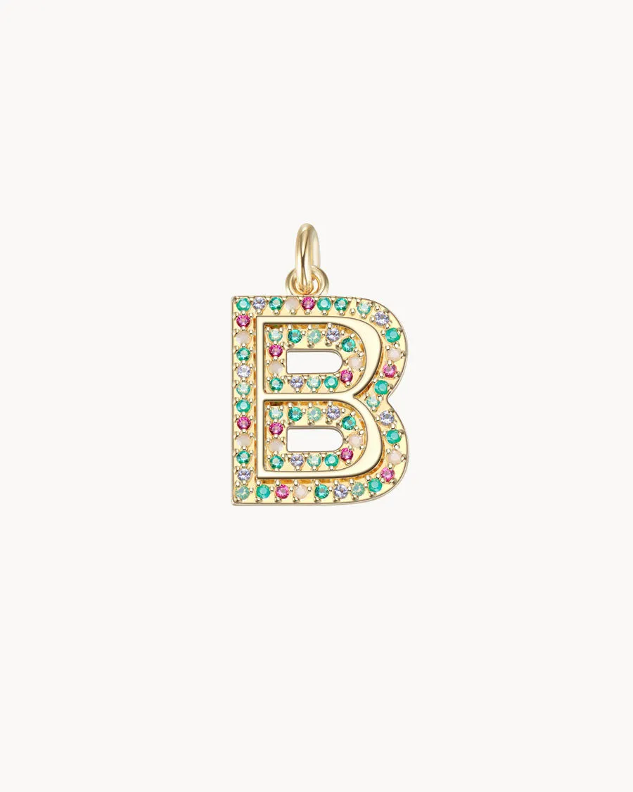 Charm Cosmos Letter B | The Gray Box sold by Apodemia