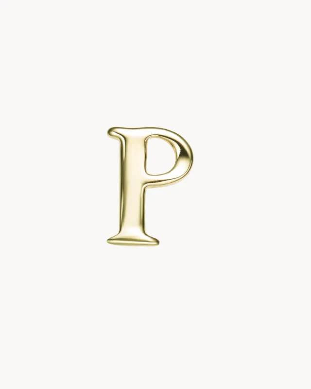 Charm Bracelet Letter P | The Gray Box sold by Apodemia