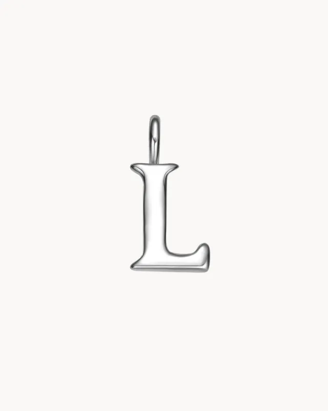 Charm Letter L | The Gray Box sold by Apodemia