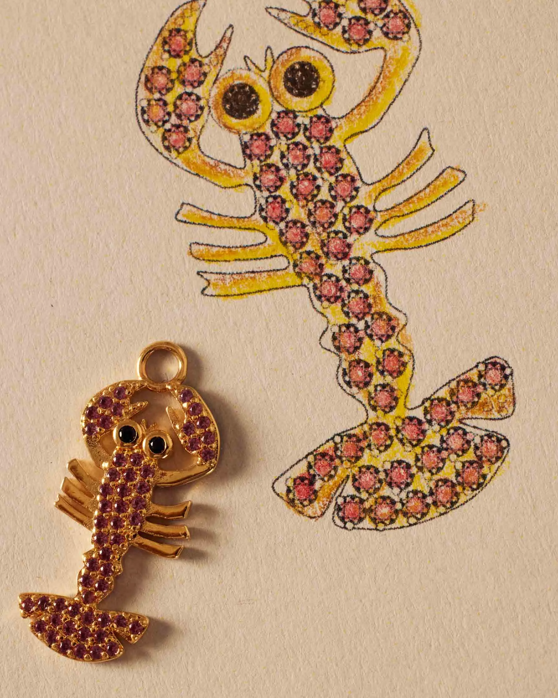 Lobster Charm sold by Apodemia product image thumbnail 3