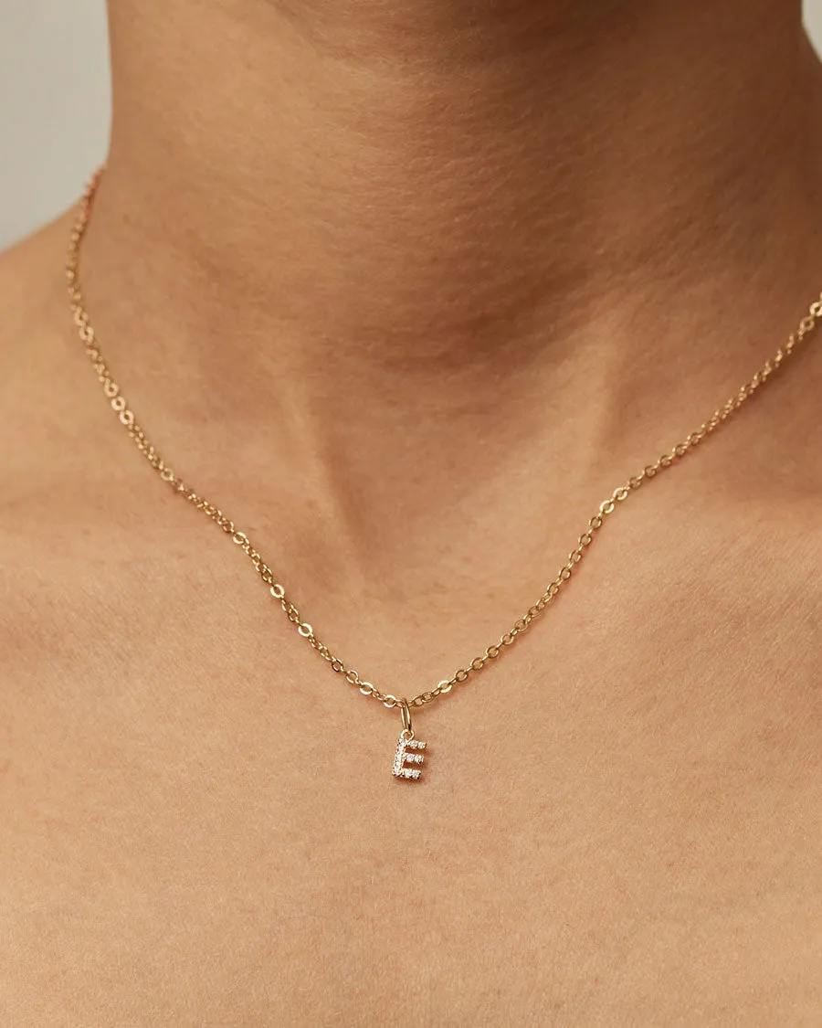 Charm Letter E Sparkle | The Gray Box sold by Apodemia product image thumbnail 2