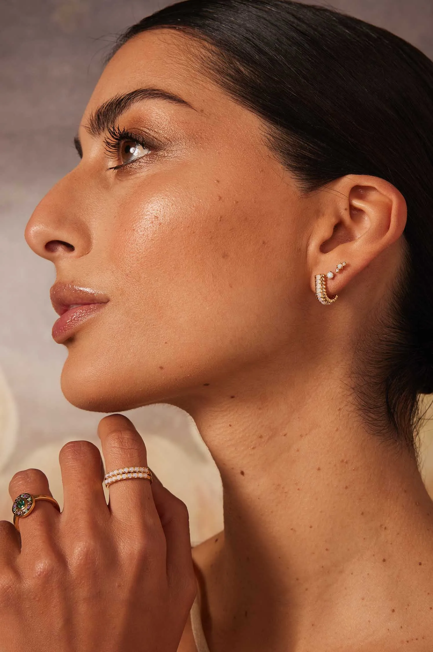 Multi Moon Ring - The Gray Box sold by Apodemia product image thumbnail 2