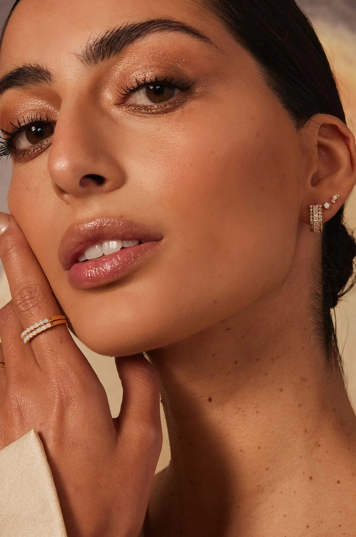 Multi Moon Ring - The Gray Box sold by Apodemia product image thumbnail 4