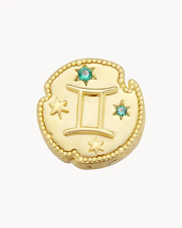 Gemini Horoscope Clip Charm | The Gray Box sold by Apodemia