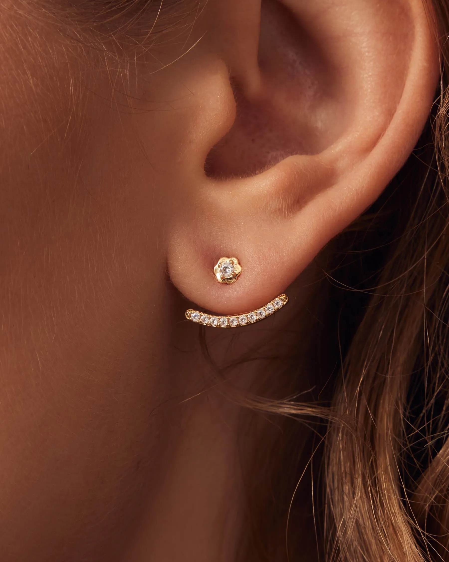 Vine Accessory Earring White sold by Apodemia product image thumbnail 3