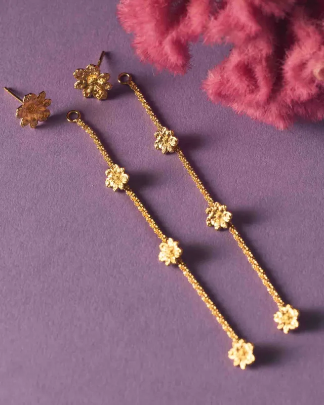 Zinnia Duo Earrings sold by Apodemia