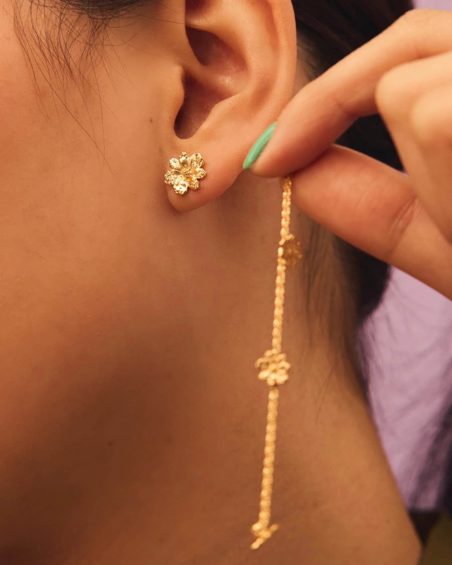 Zinnia Duo Earrings sold by Apodemia product image thumbnail 2