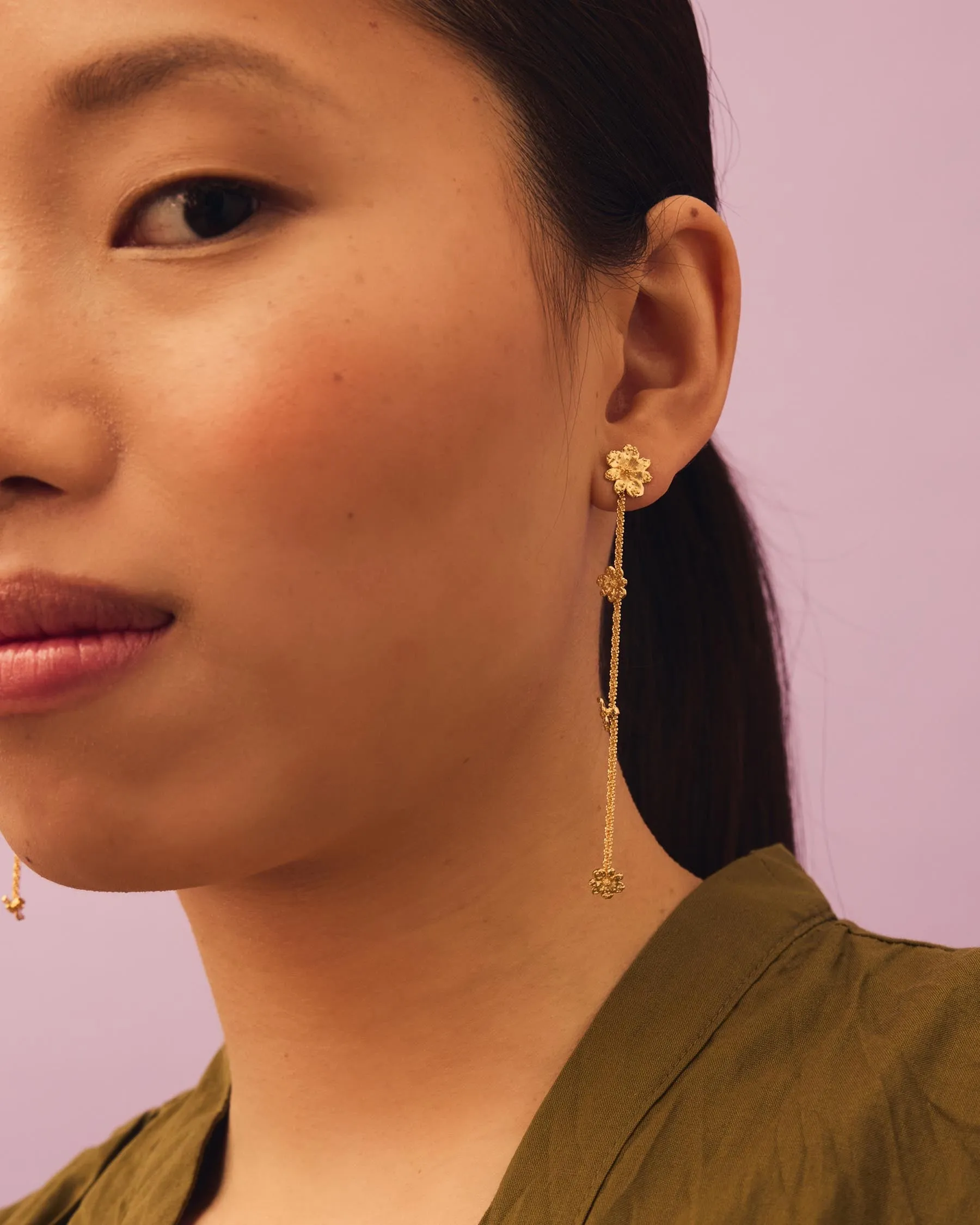 Zinnia Duo Earrings sold by Apodemia product image thumbnail 5