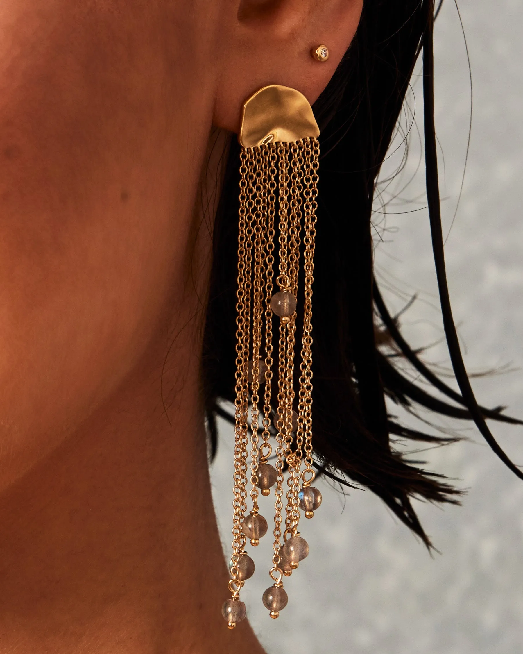 Jellyfish Long Earrings | The Gray Box sold by Apodemia product image thumbnail 4