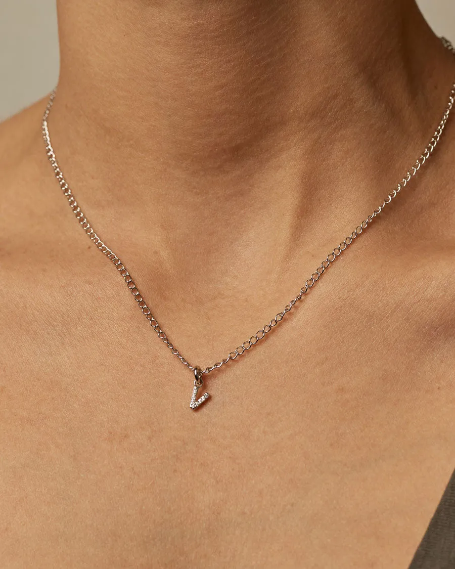 Charm Letter V Sparkle | The Gray Box sold by Apodemia product image thumbnail 2