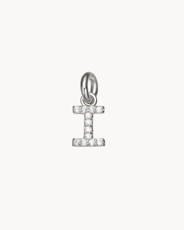 Charm Letter I Sparkle | The Gray Box sold by Apodemia