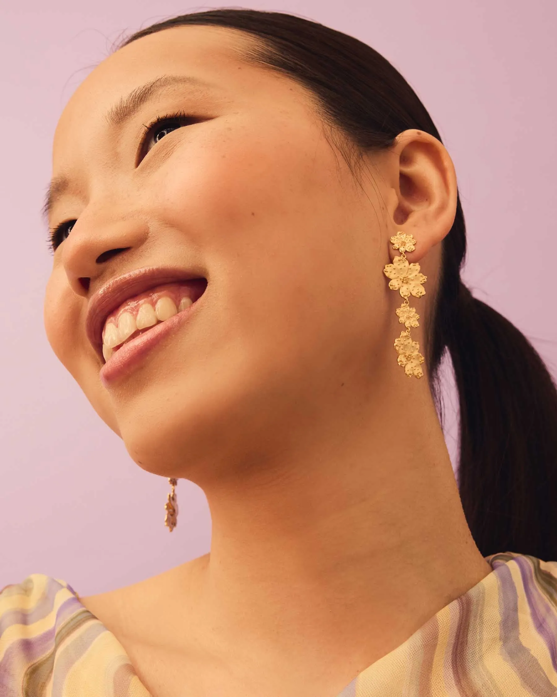 Zinnia Long Earrings sold by Apodemia product image thumbnail 4