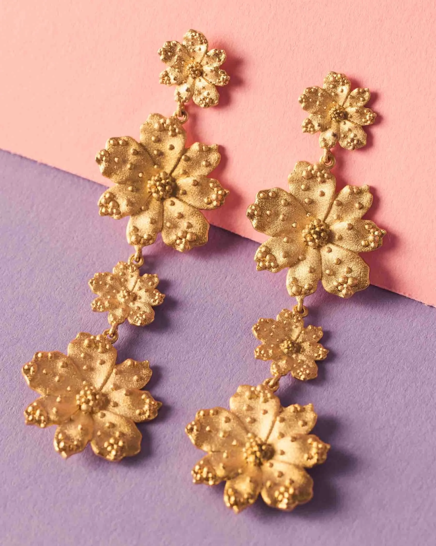 Zinnia Long Earrings sold by Apodemia