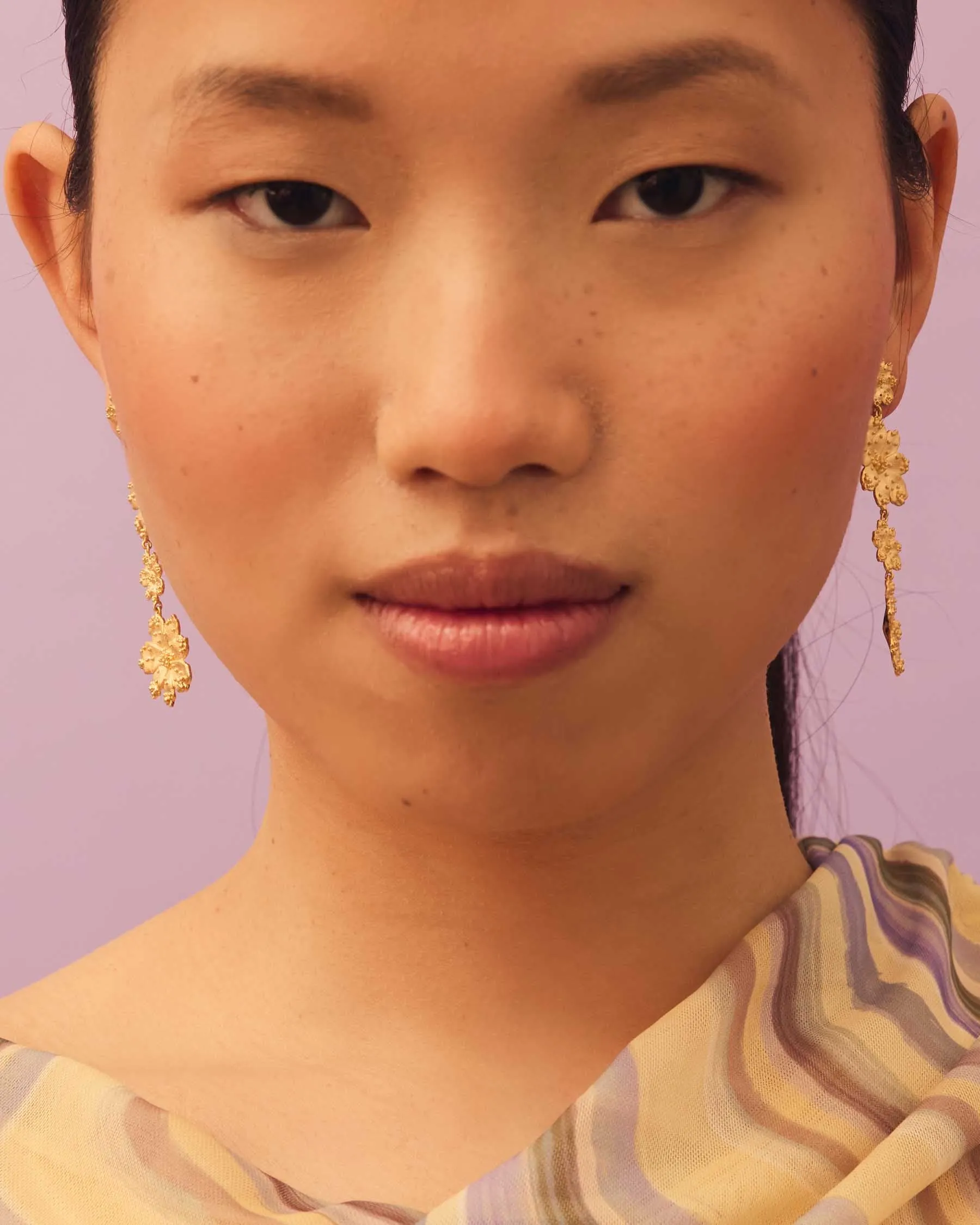 Zinnia Long Earrings sold by Apodemia product image thumbnail 5