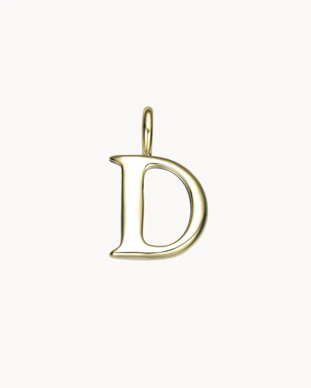 Charm Letter D | The Gray Box sold by Apodemia