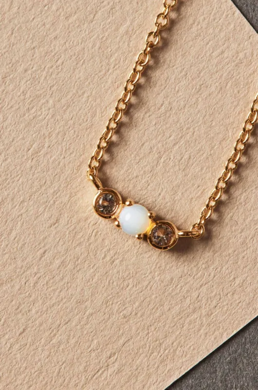 Mini Moon Necklace sold by Apodemia