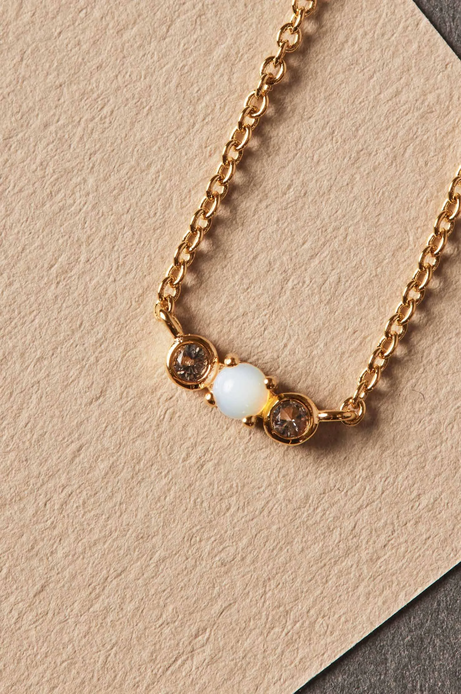 Mini Moon Necklace sold by Apodemia