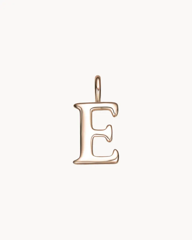 Charm Letter E | The Gray Box sold by Apodemia