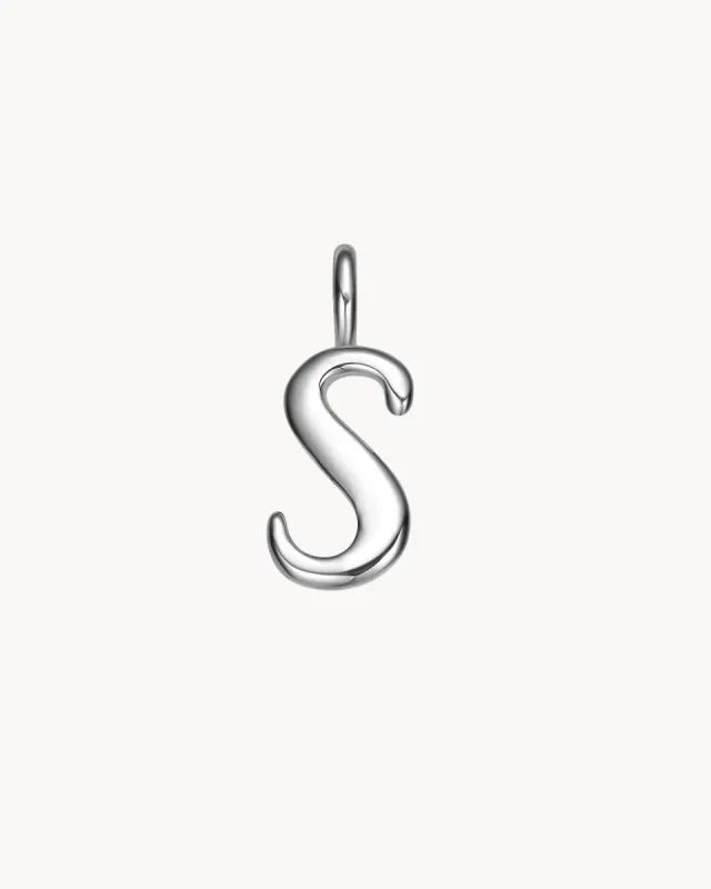 Charm letter S | The Gray Box sold by Apodemia