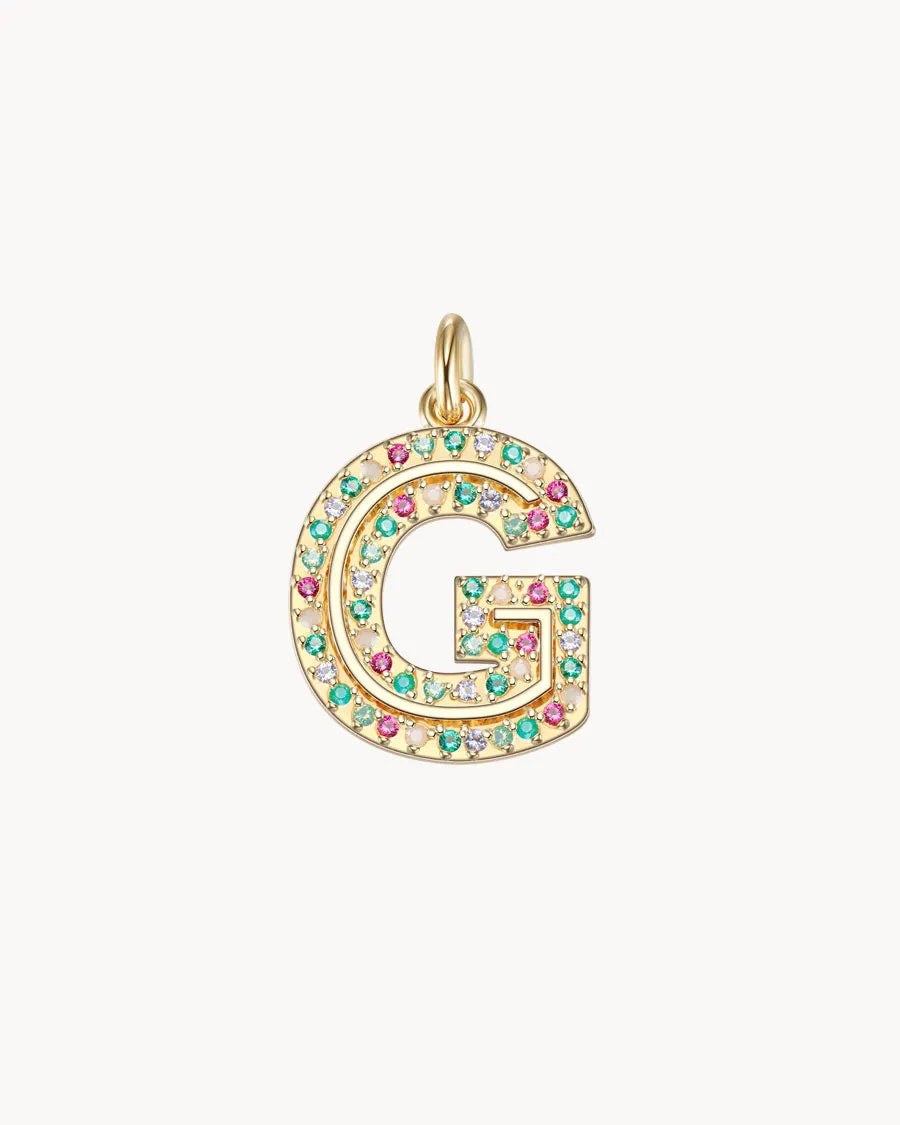Charm Cosmos Letter G | The Gray Box sold by Apodemia