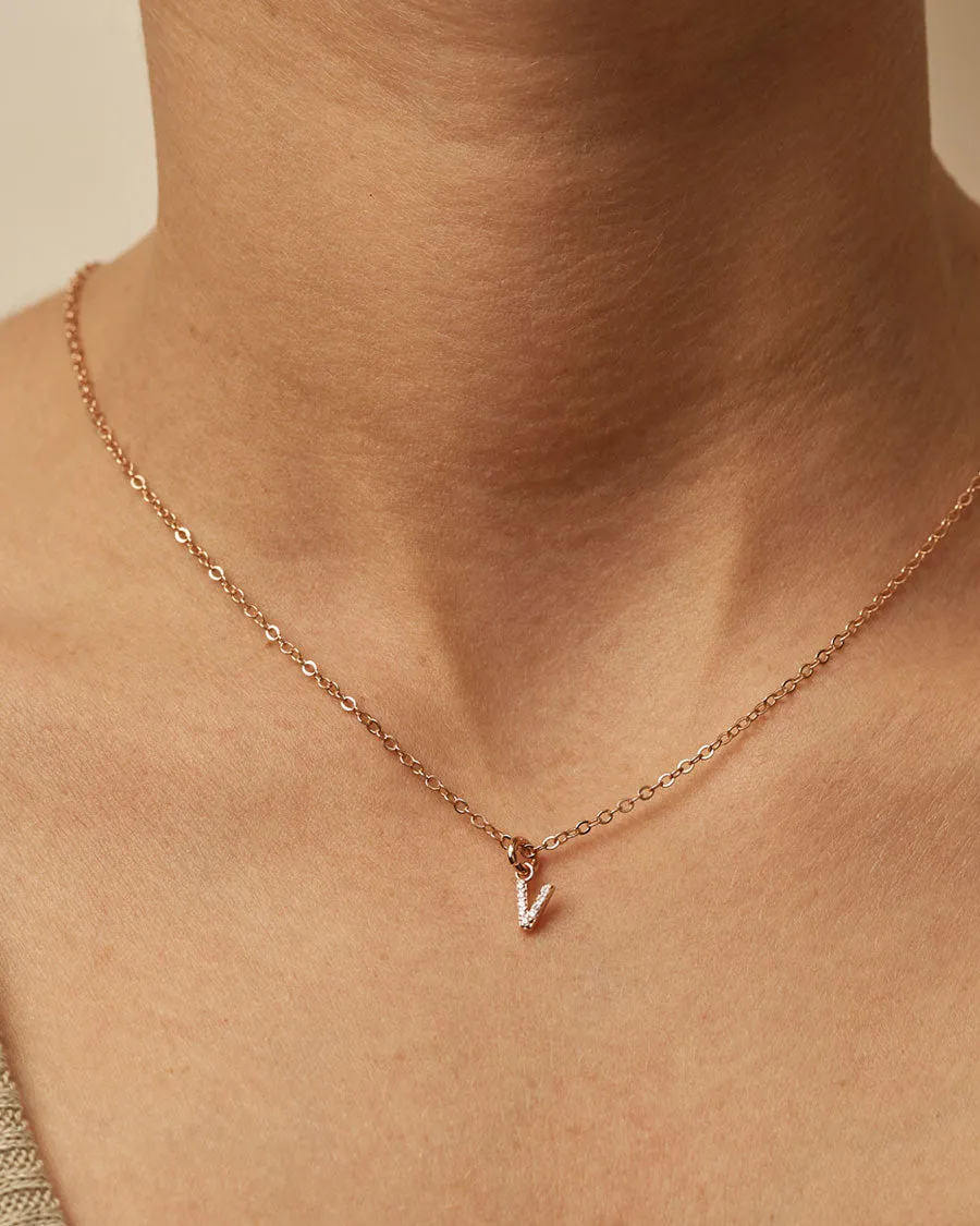 Charm Letter V Sparkle | The Gray Box sold by Apodemia product image thumbnail 2