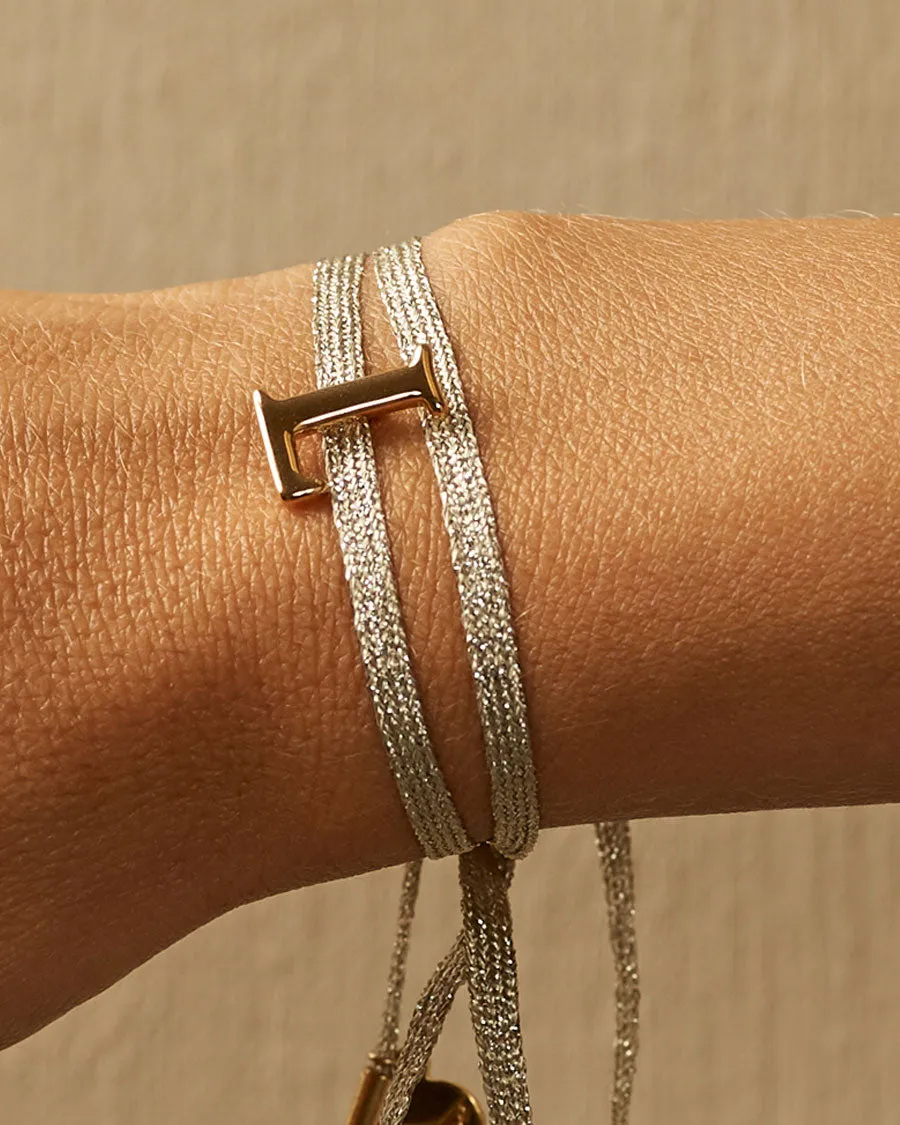 Charm Bracelet Letter L | The Gray Box sold by Apodemia product image thumbnail 2