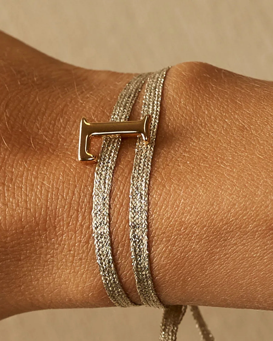 Charm Bracelet Letter L | The Gray Box sold by Apodemia product image thumbnail 3