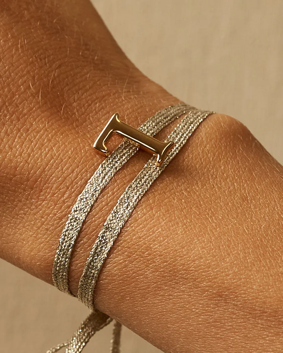 Charm Bracelet Letter L | The Gray Box sold by Apodemia product image thumbnail 4