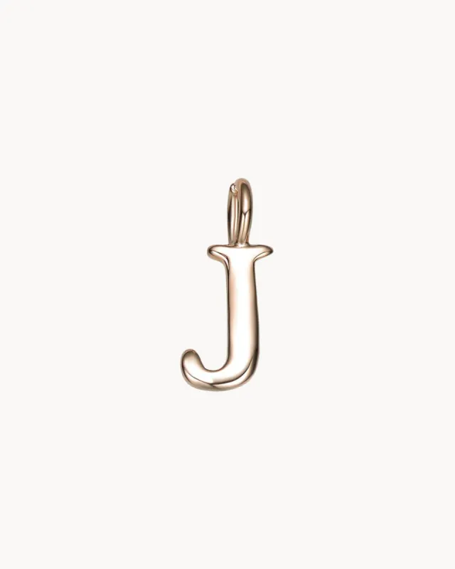 Charm Letter J | The Gray Box sold by Apodemia