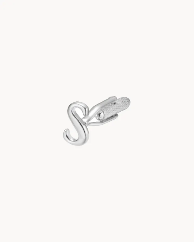 Cufflink Letter S | The Gray Box sold by Apodemia