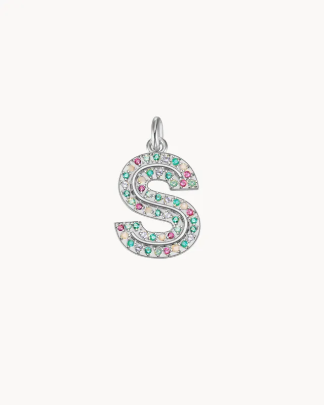 Charm Cosmos Letter S | The Gray Box sold by Apodemia