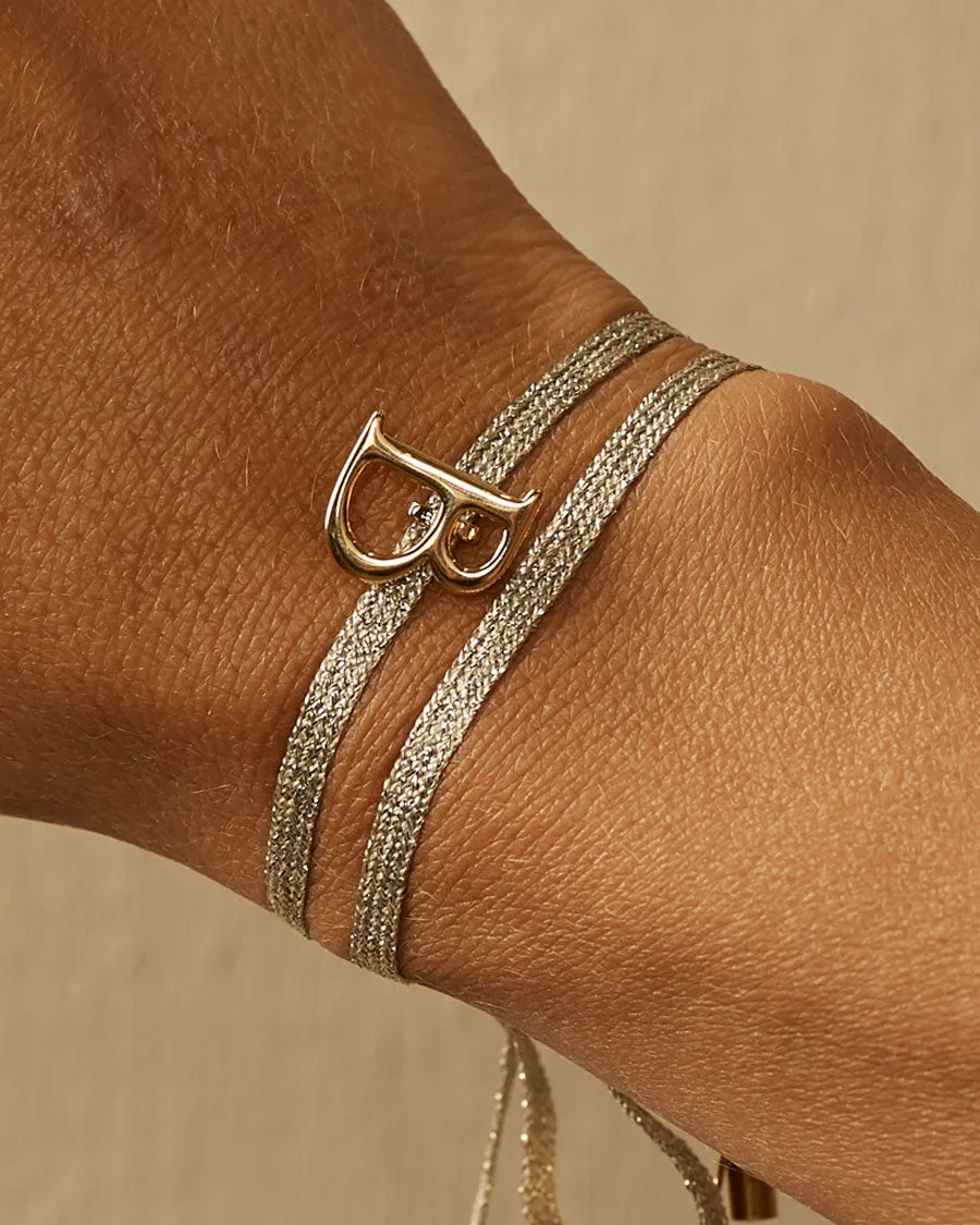 Charm Bracelet Letter B | The Gray Box sold by Apodemia product image thumbnail 3