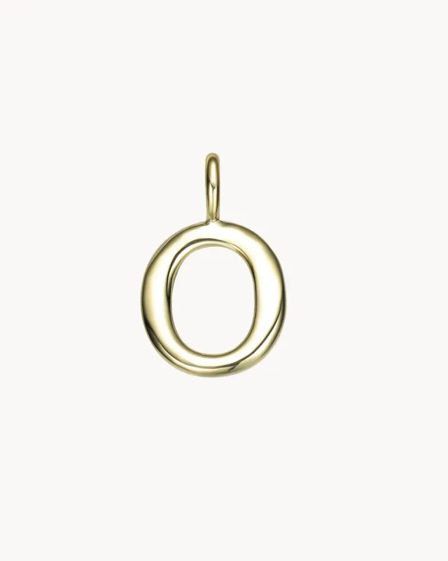 Charm Letter O | The Gray Box sold by Apodemia